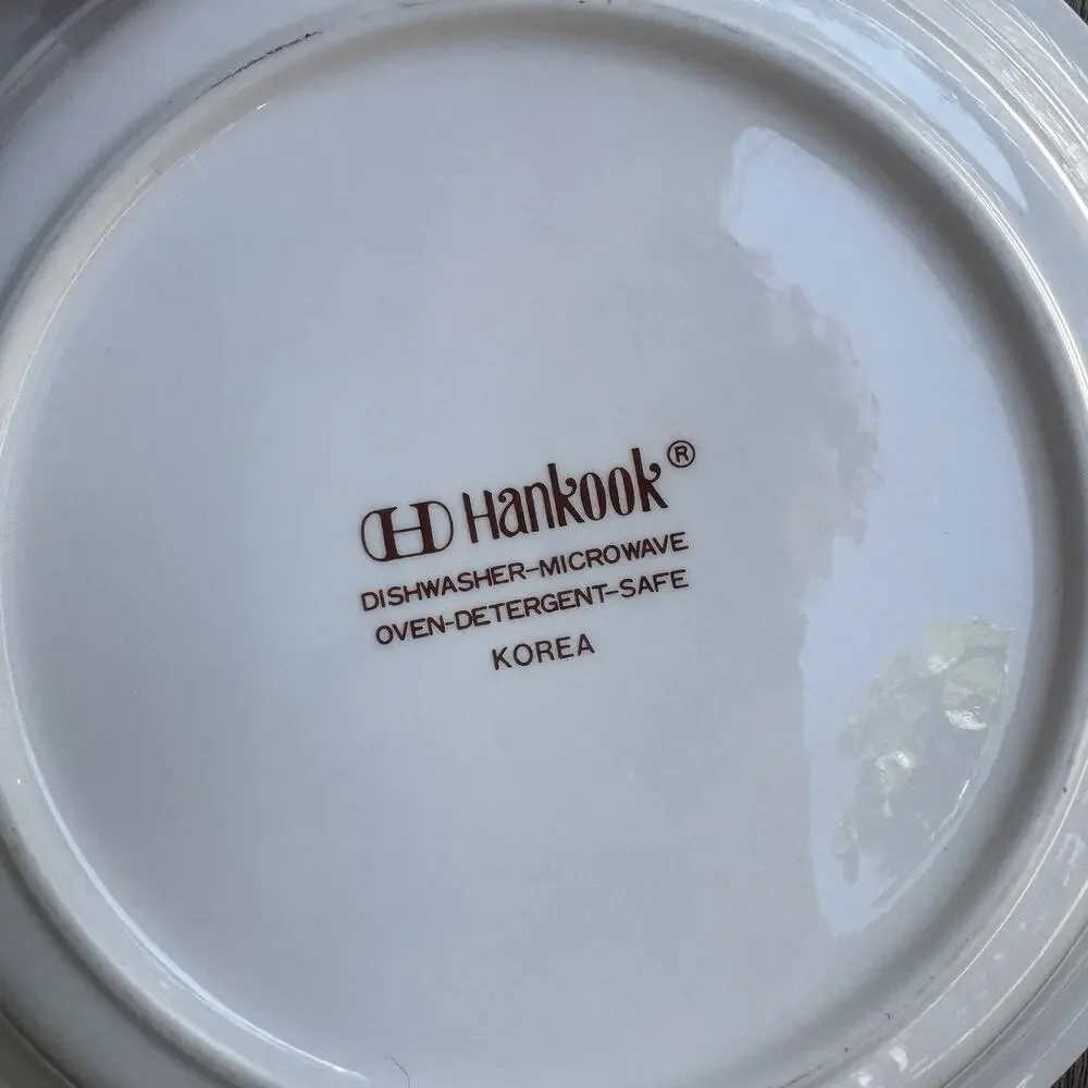 Hankook Apple Pie Plate Baking Dish Pie Recipe Vintage Granny CottageCore